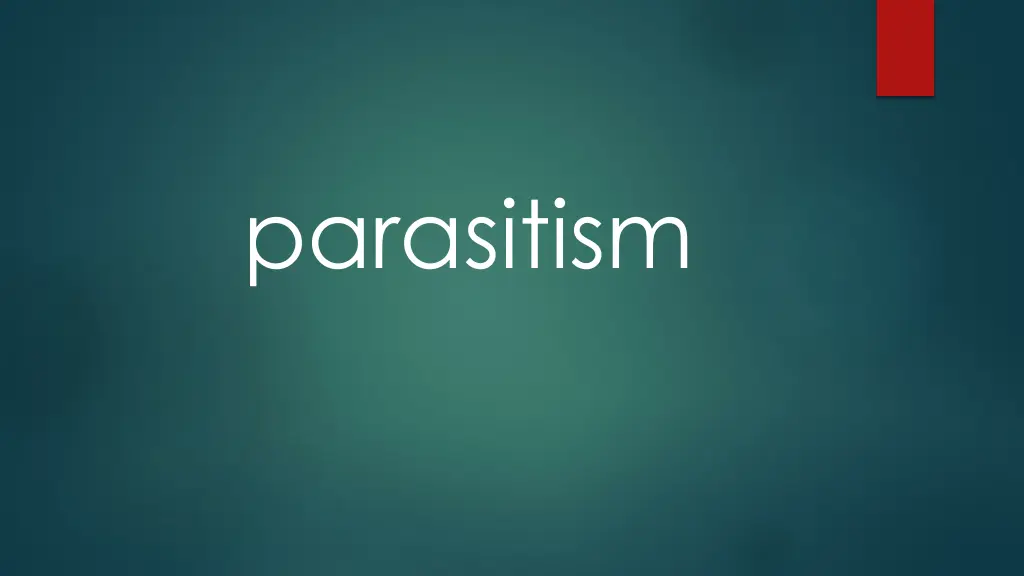 parasitism