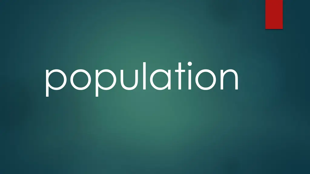 population