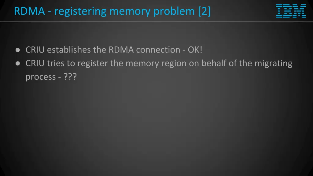 rdma registering memory problem 2