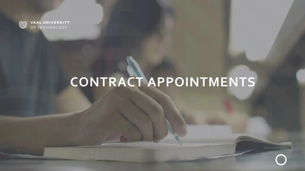 contract appointments