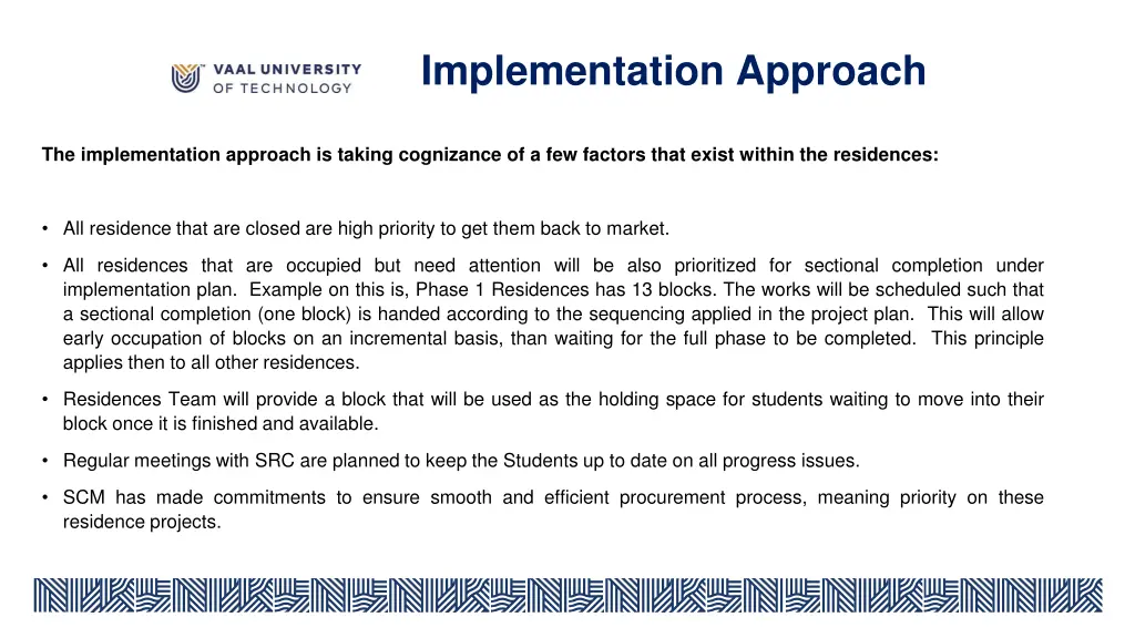 implementation approach