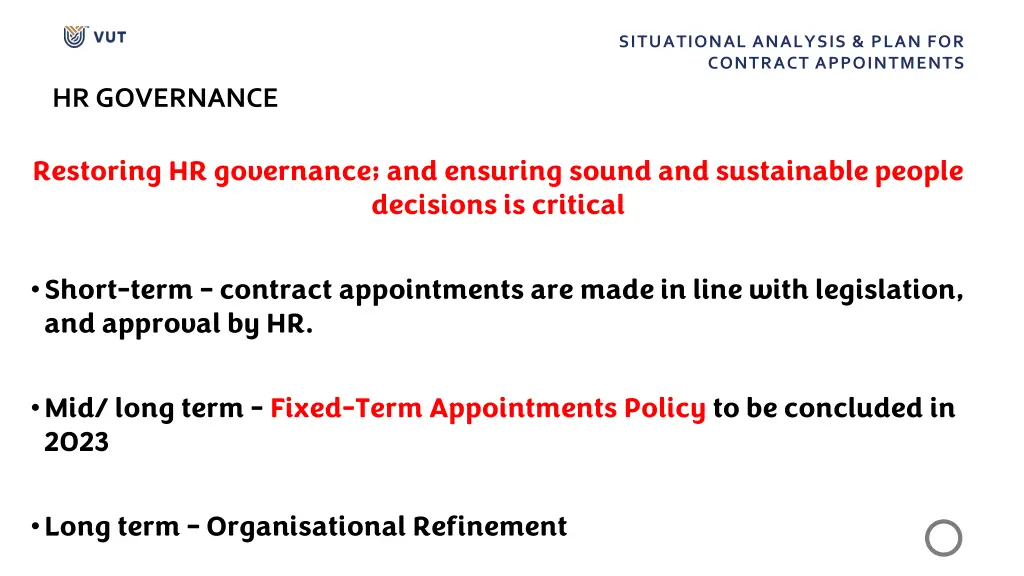 situational analysis plan for contract 11