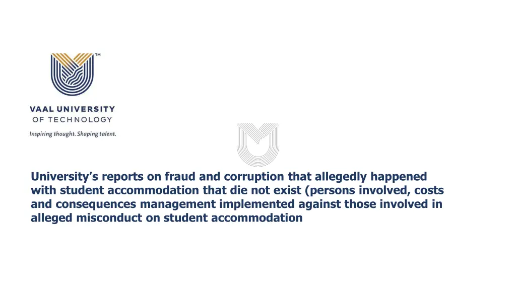 university s reports on fraud and corruption that