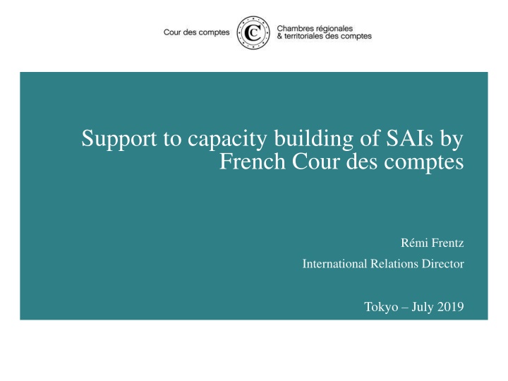 support to capacity building of sais by french