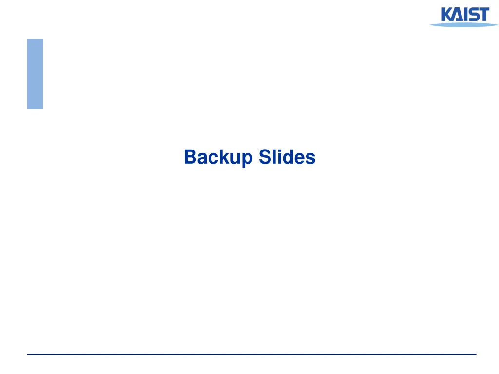 backup slides