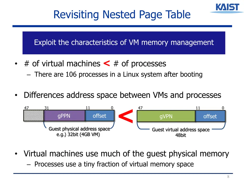 revisiting nested page table