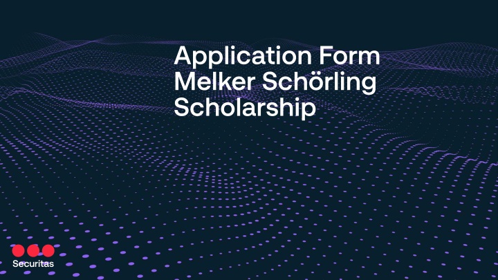 application form melker sch rling scholarship