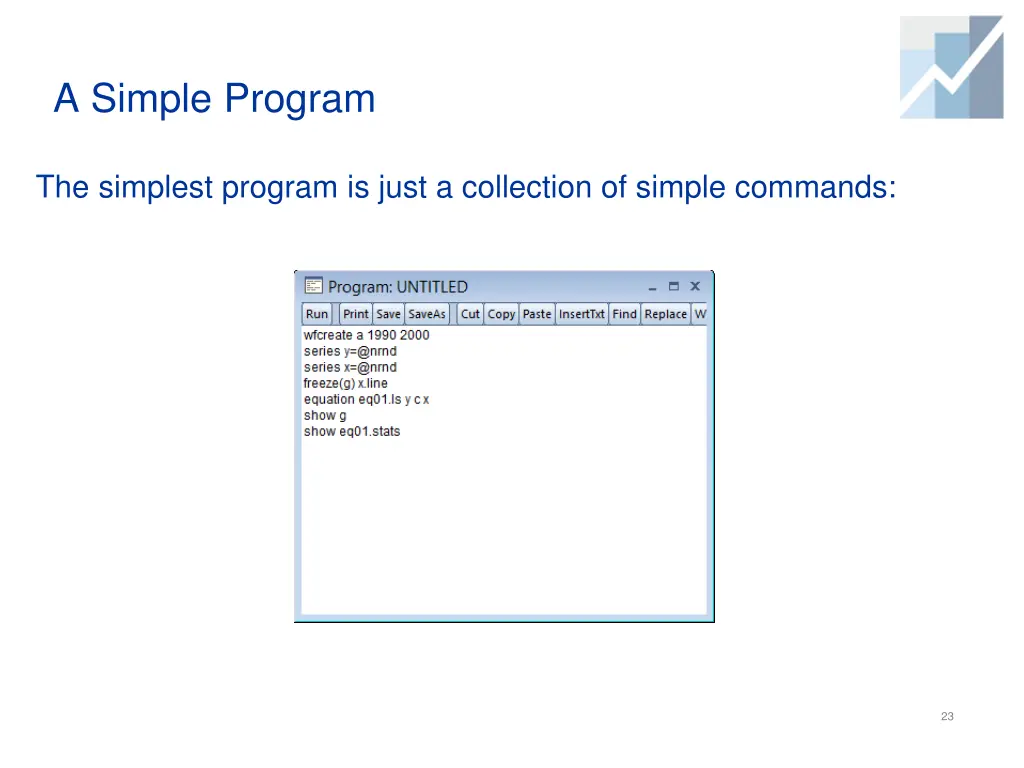 a simple program