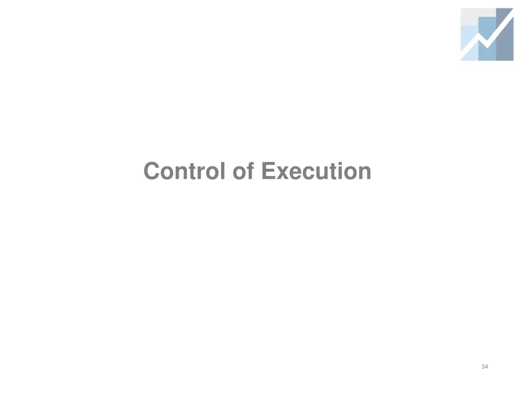 control of execution