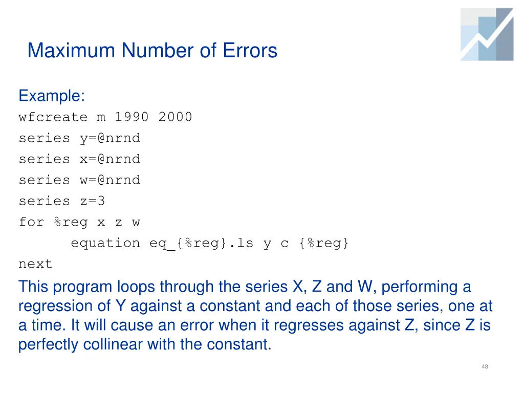 maximum number of errors 1