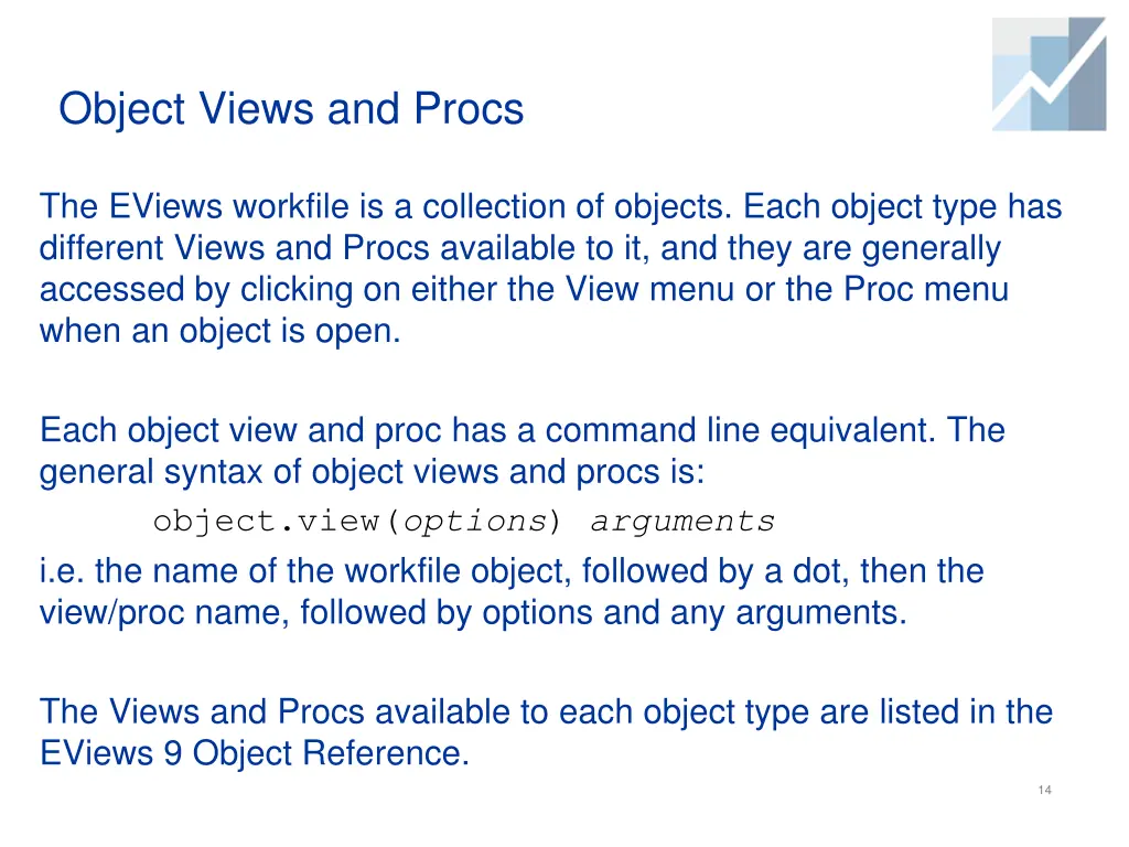 object views and procs