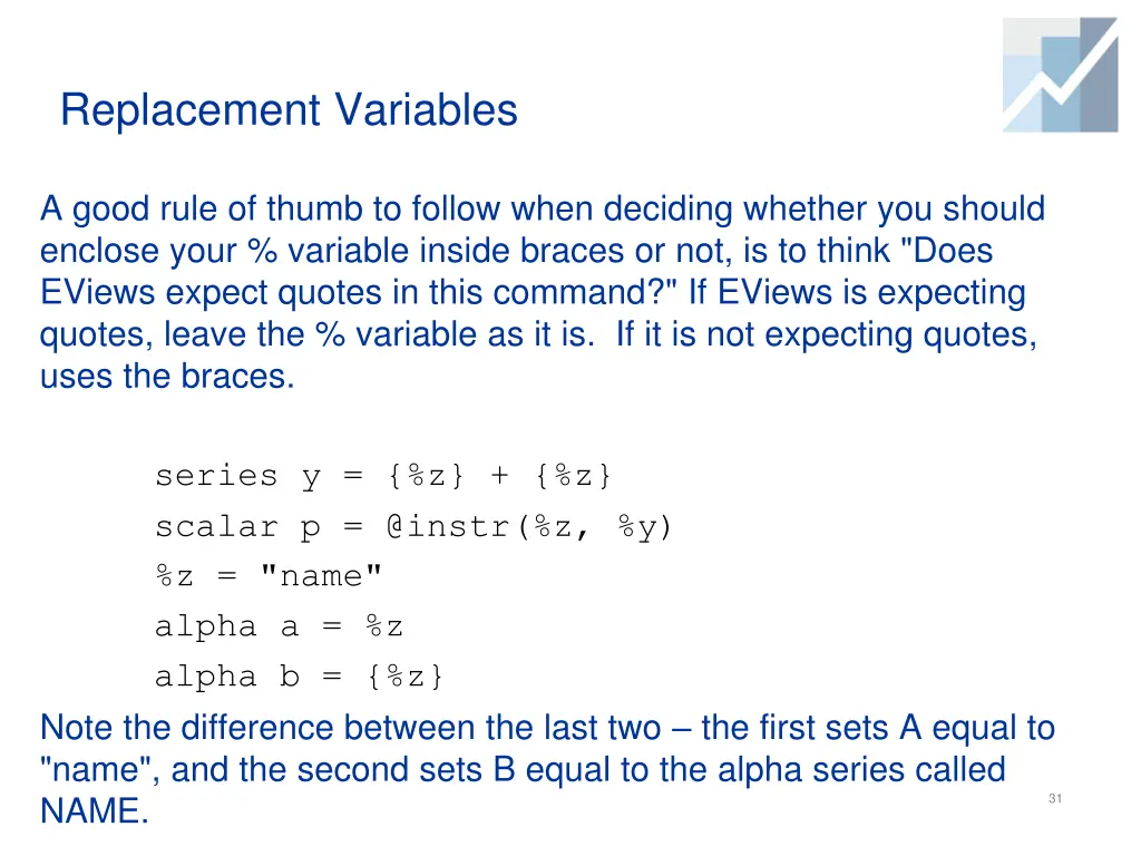 replacement variables 2