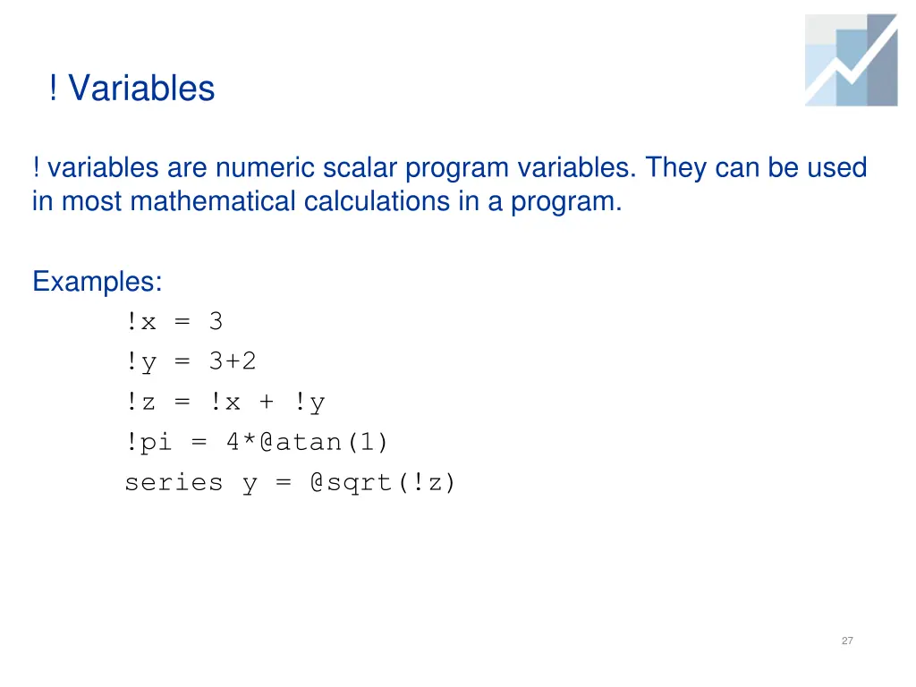 variables