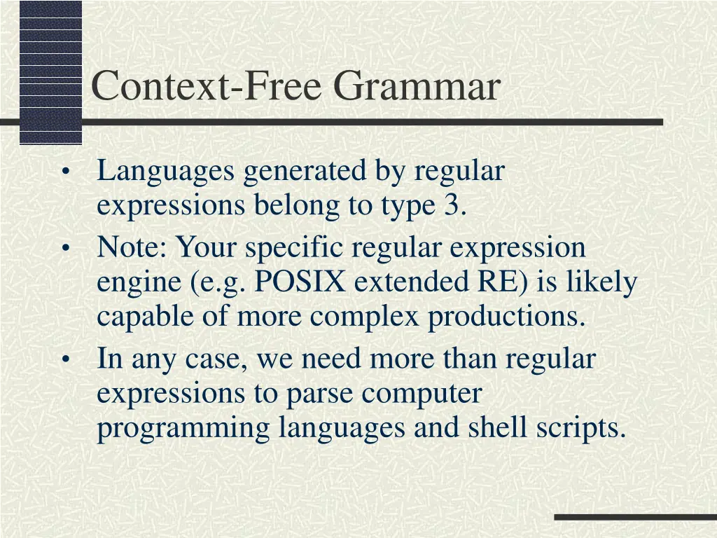 context free grammar 2