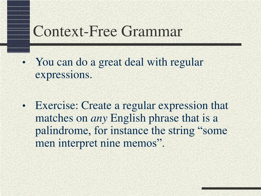 context free grammar 3