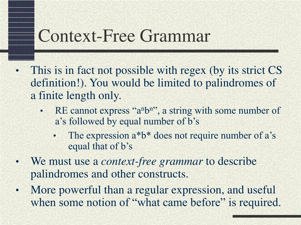 context free grammar 4