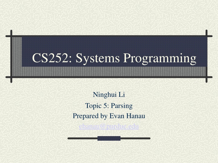 cs252 systems programming