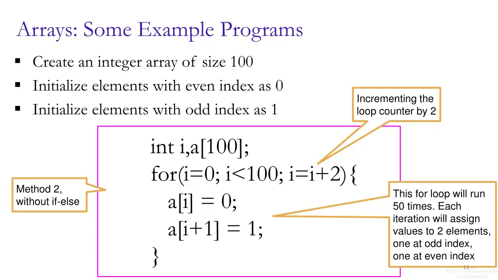 arrays some example programs 1