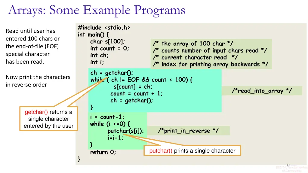 arrays some example programs 2