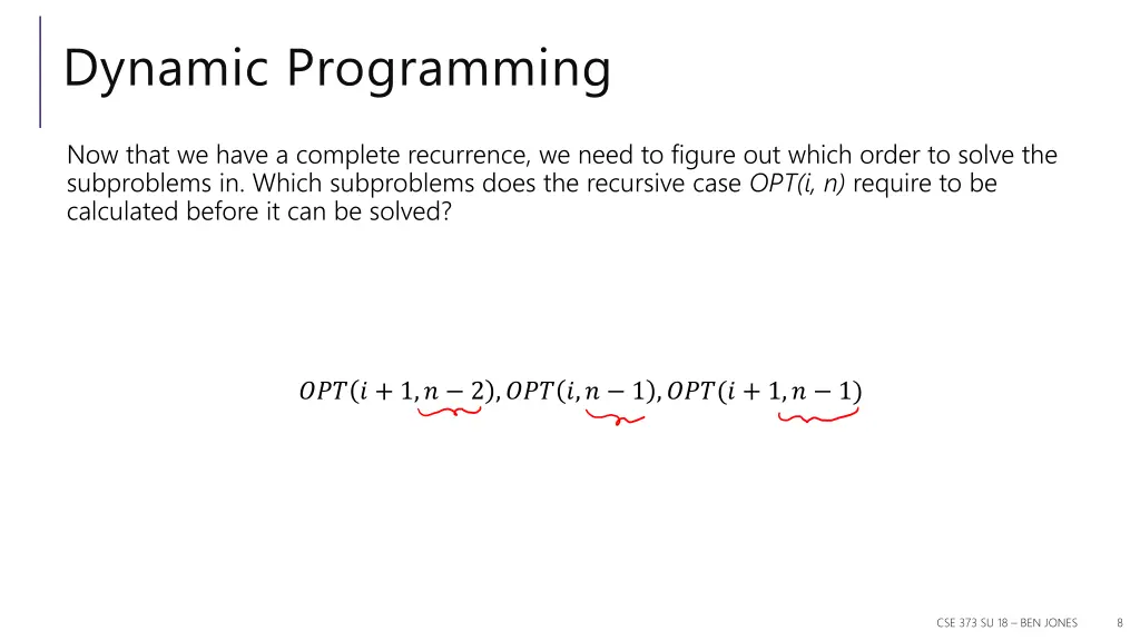 dynamic programming 5