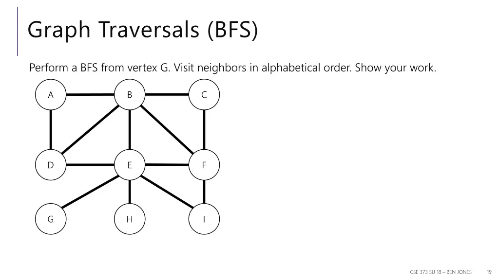 graph traversals bfs