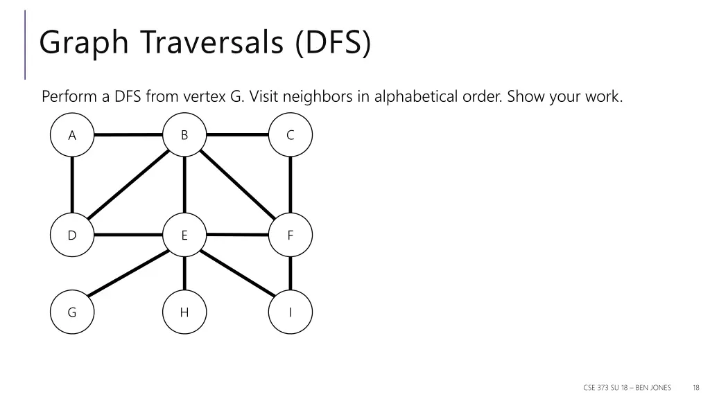 graph traversals dfs