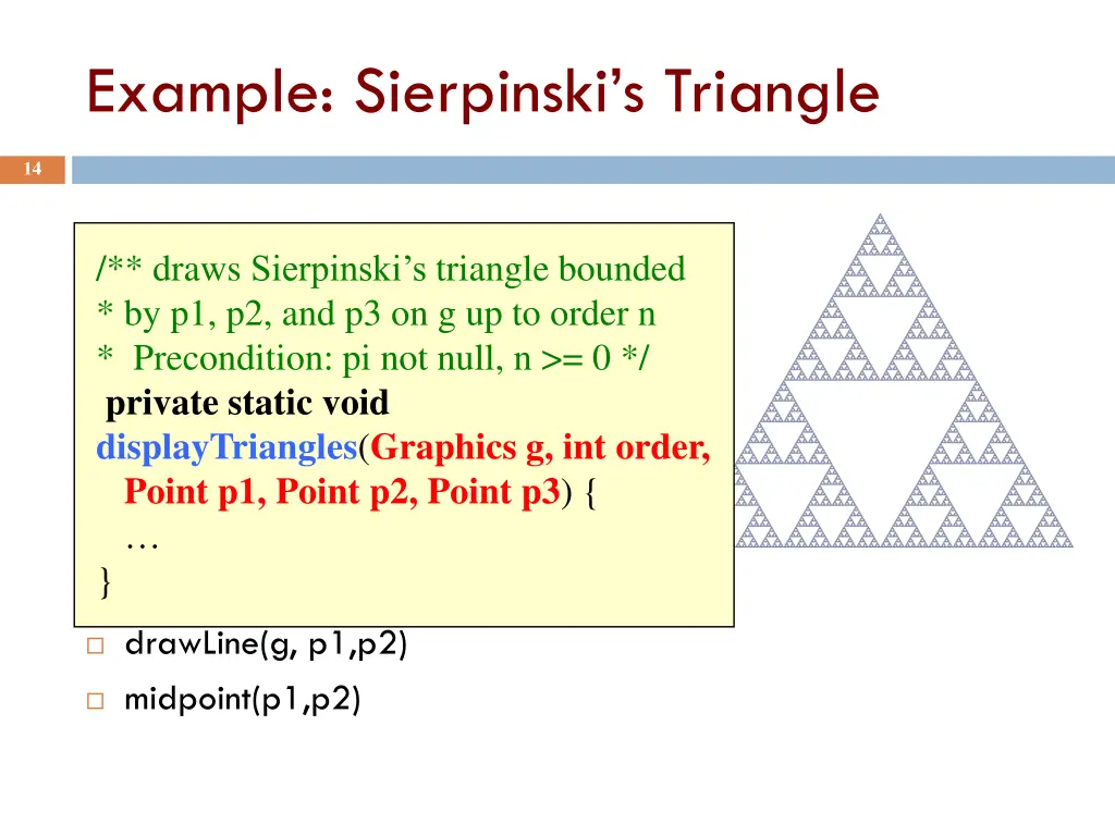 example sierpinski s triangle