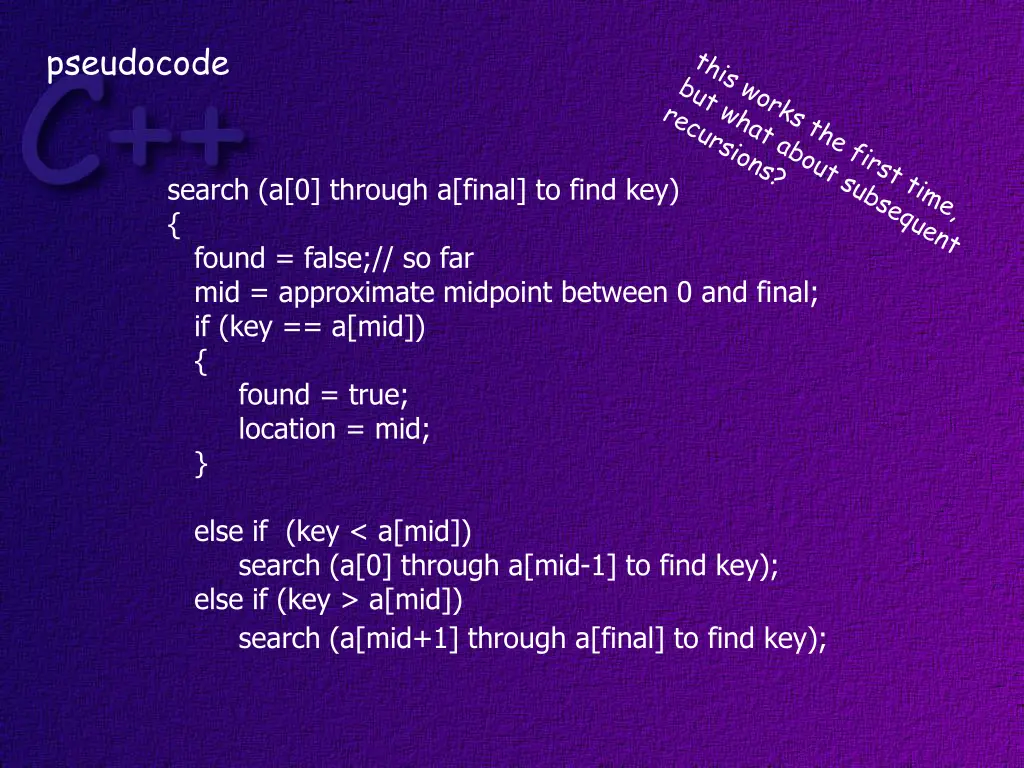 pseudocode