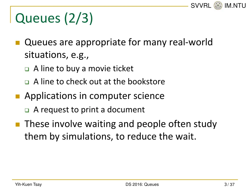 svvrl @ im ntu 2