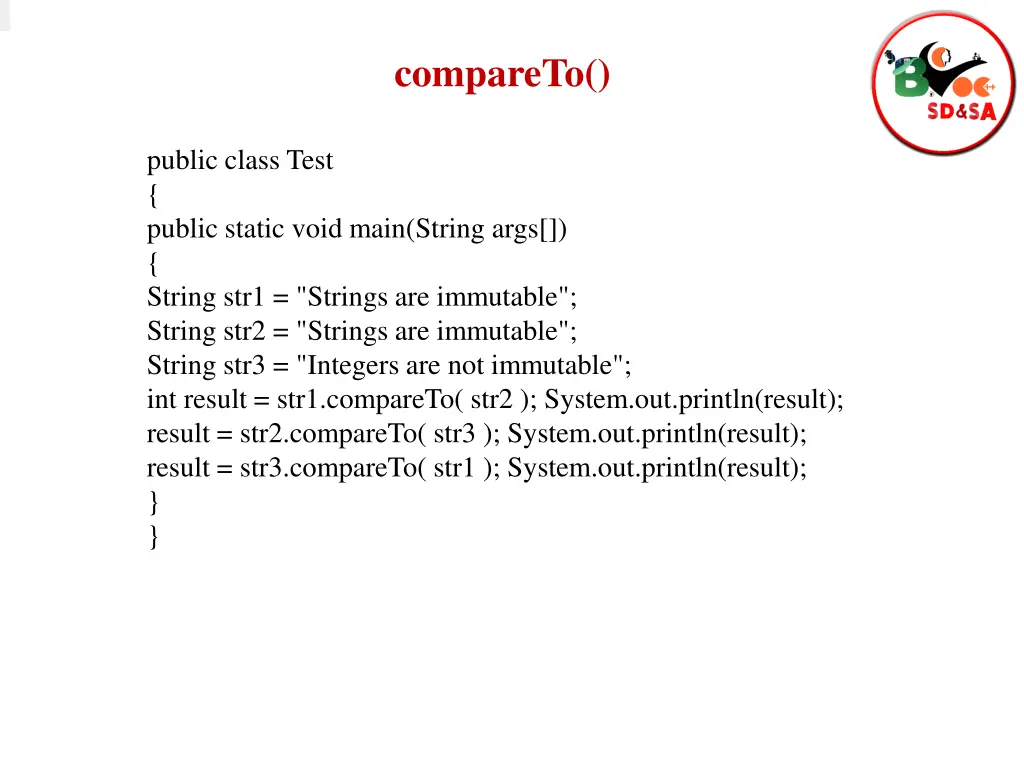 compareto