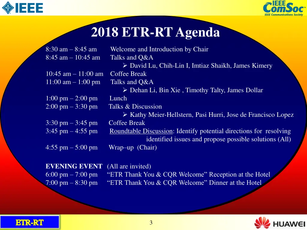 2018 etr rt agenda