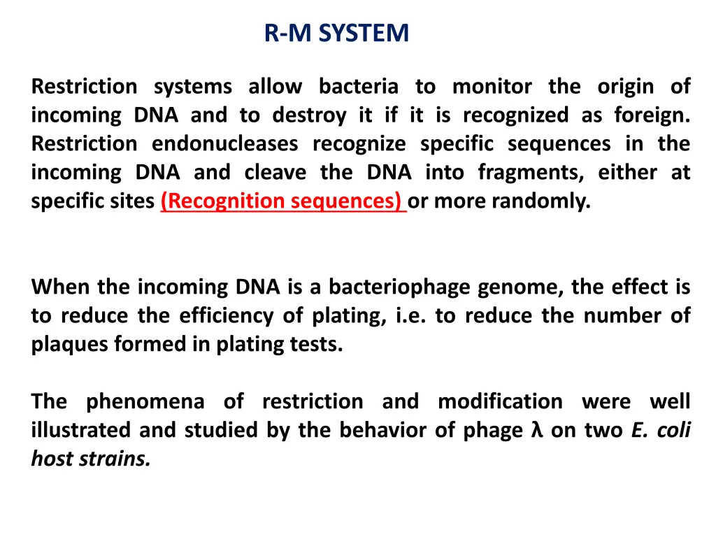 r m system