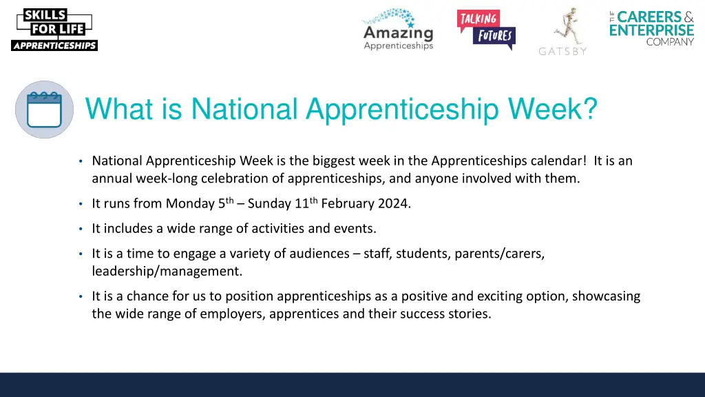 what is national apprenticeship week 1