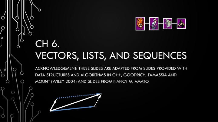 ch 6 vectors lists and sequences