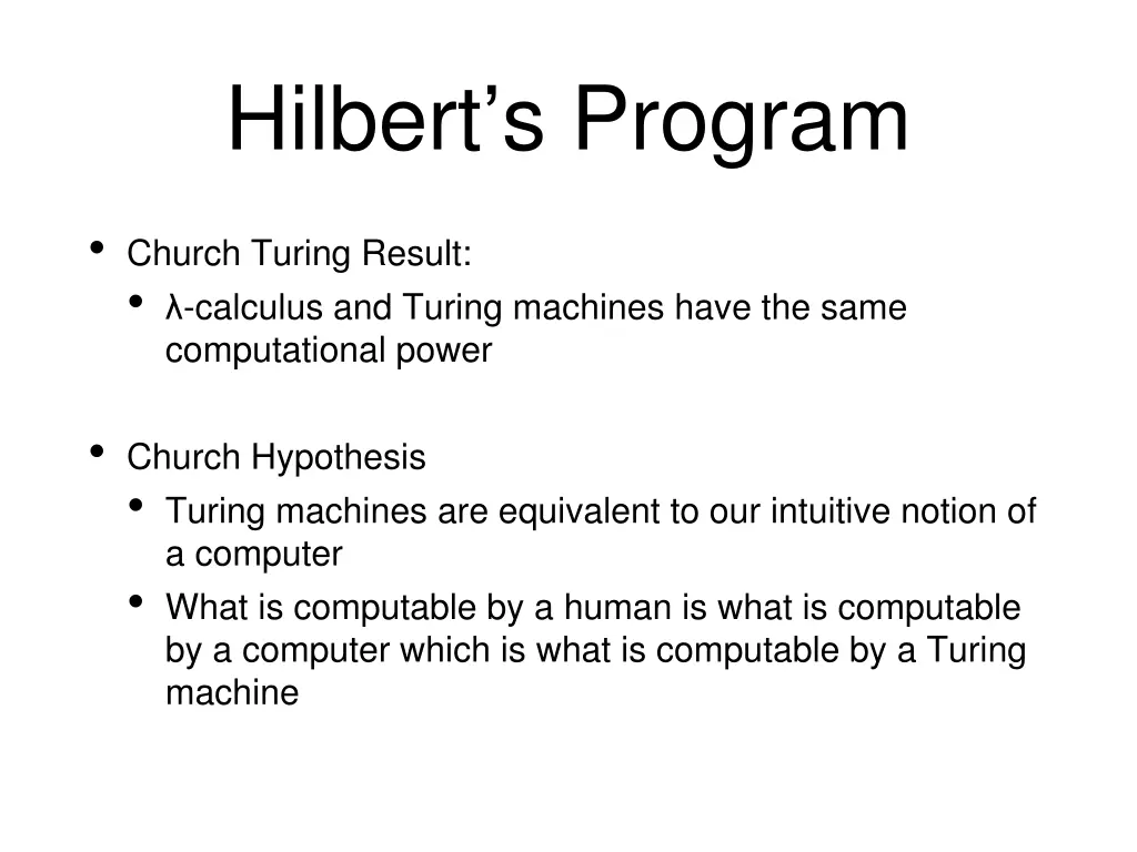 hilbert s program 4