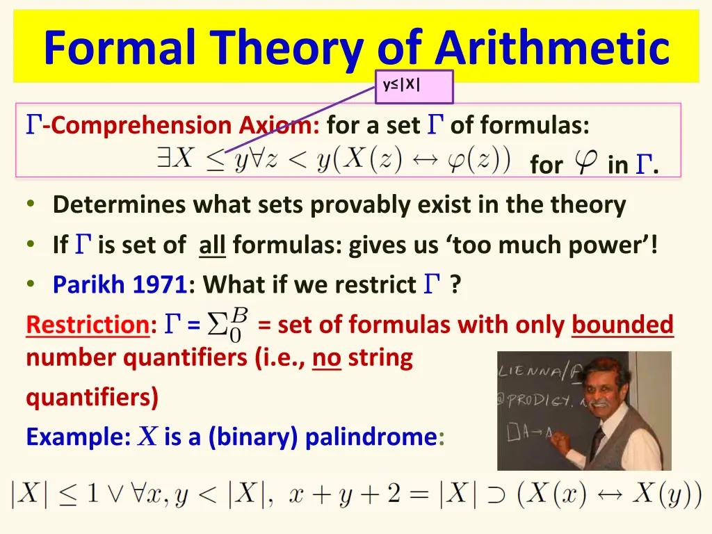 formal theory of arithmetic 1