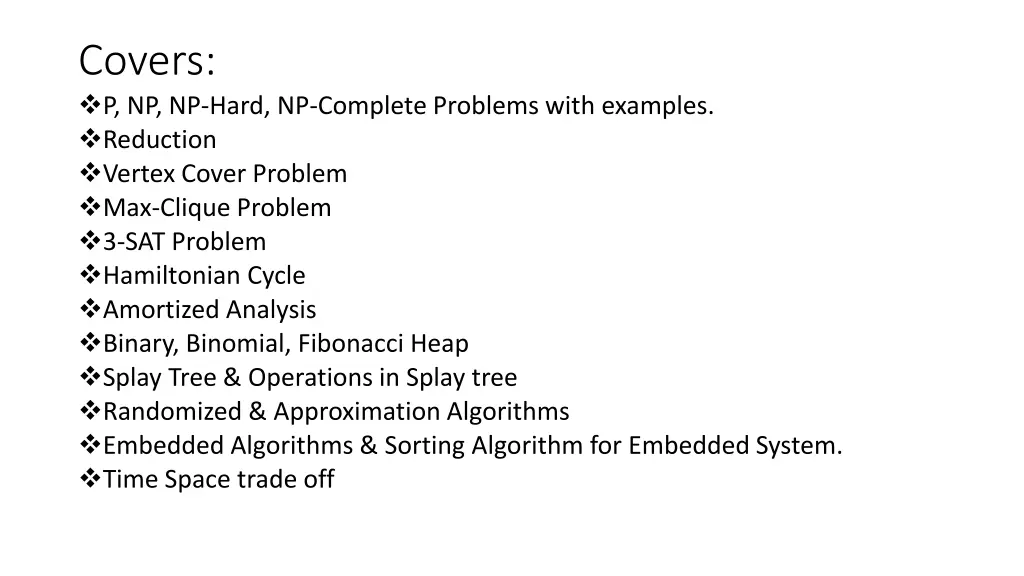 covers p np np hard np complete problems with