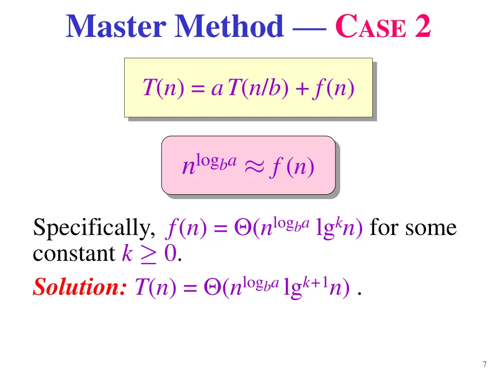 master method c ase 2