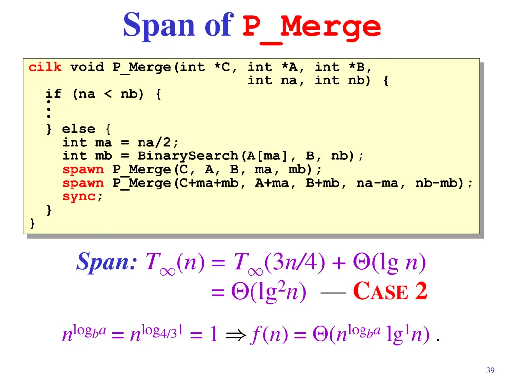 span of p merge