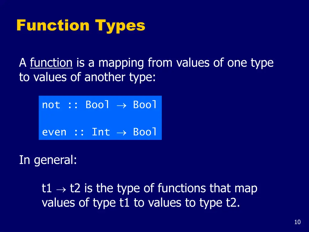 function types