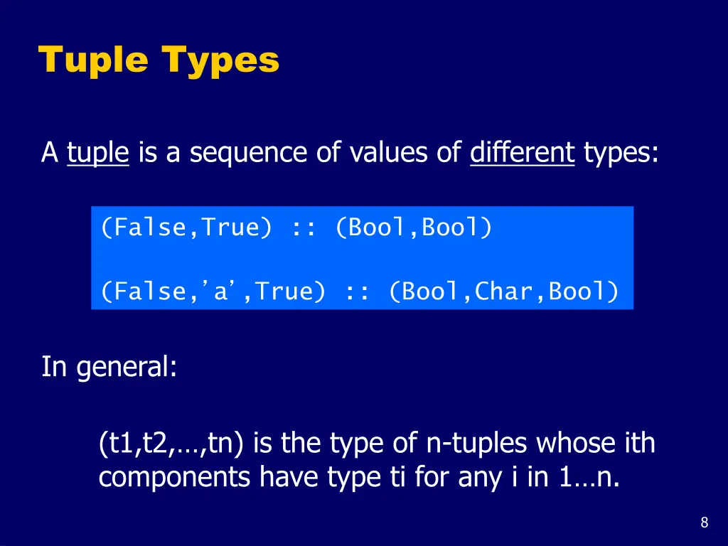 tuple types