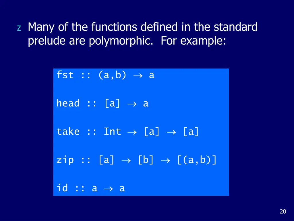 z many of the functions defined in the standard