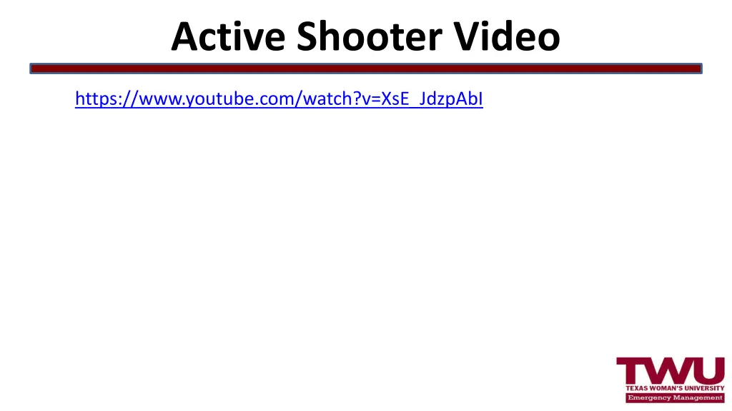 active shooter video