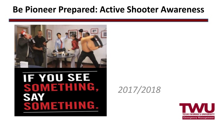 be pioneer prepared active shooter awareness