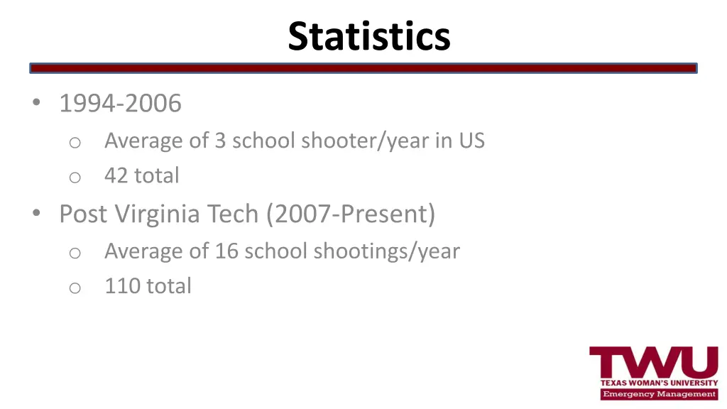 statistics