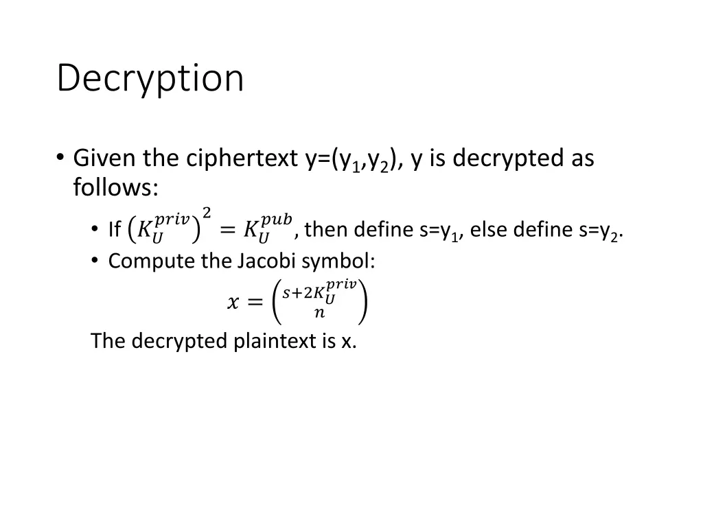 decryption