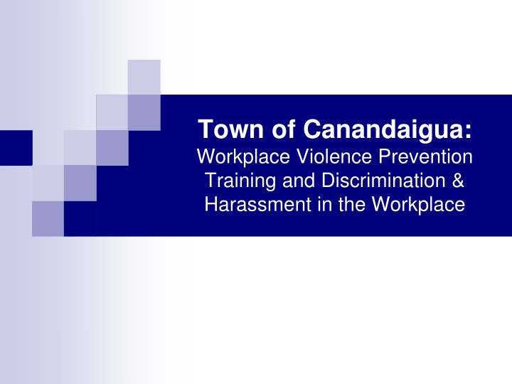 town of canandaigua workplace violence prevention