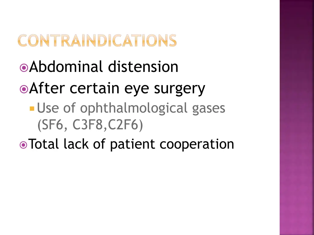 contraindications 1