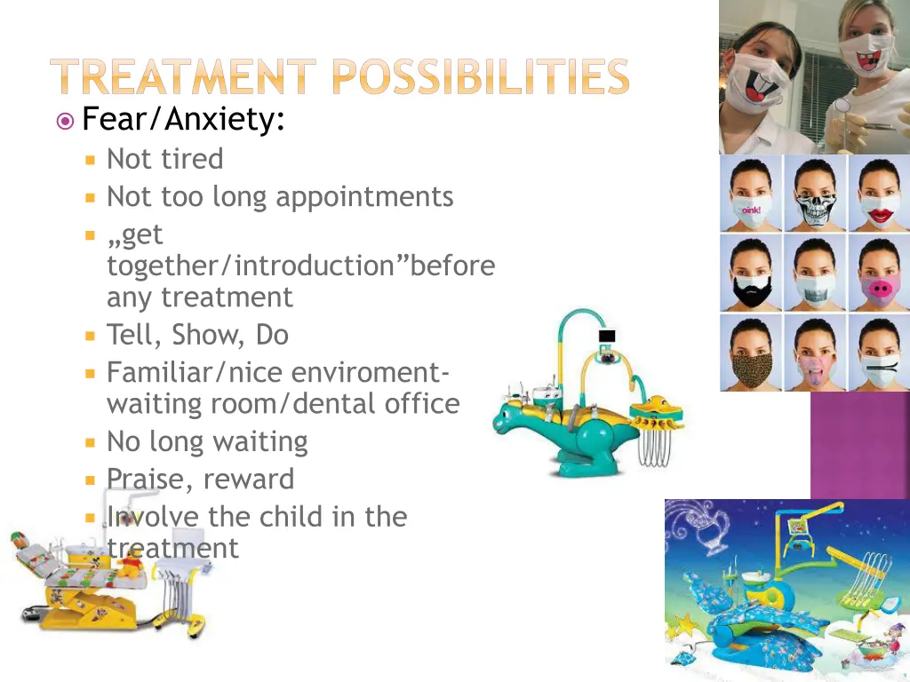 treatment possibilities fear anxiety not tired