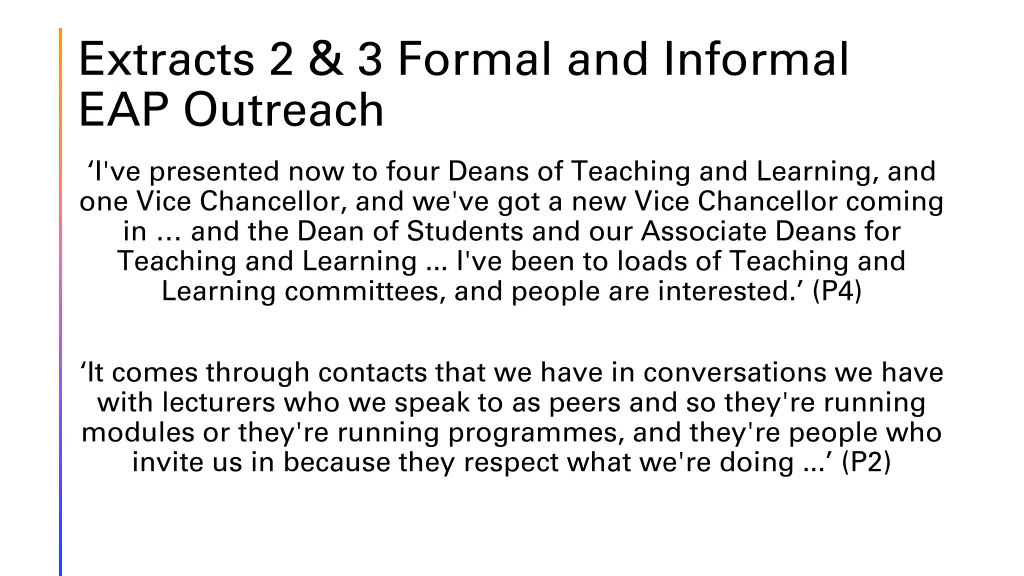 extracts 2 3 formal and informal eap outreach